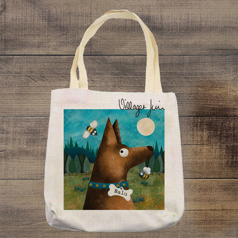 German Shepherd - Personalised Pooch Tote Bag